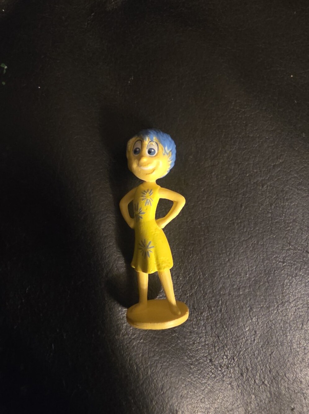 DISNEY/PIXAR INSIDE OUT JOY MINI 2” FIGURE CAKE TOPPER (DIS1032)